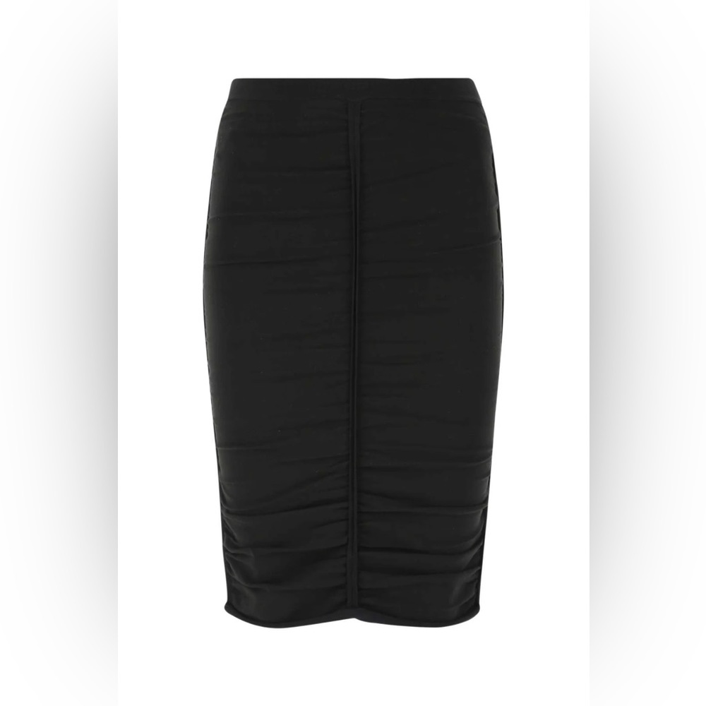Alexander Wang High-Rise Ruched Midi Skirt